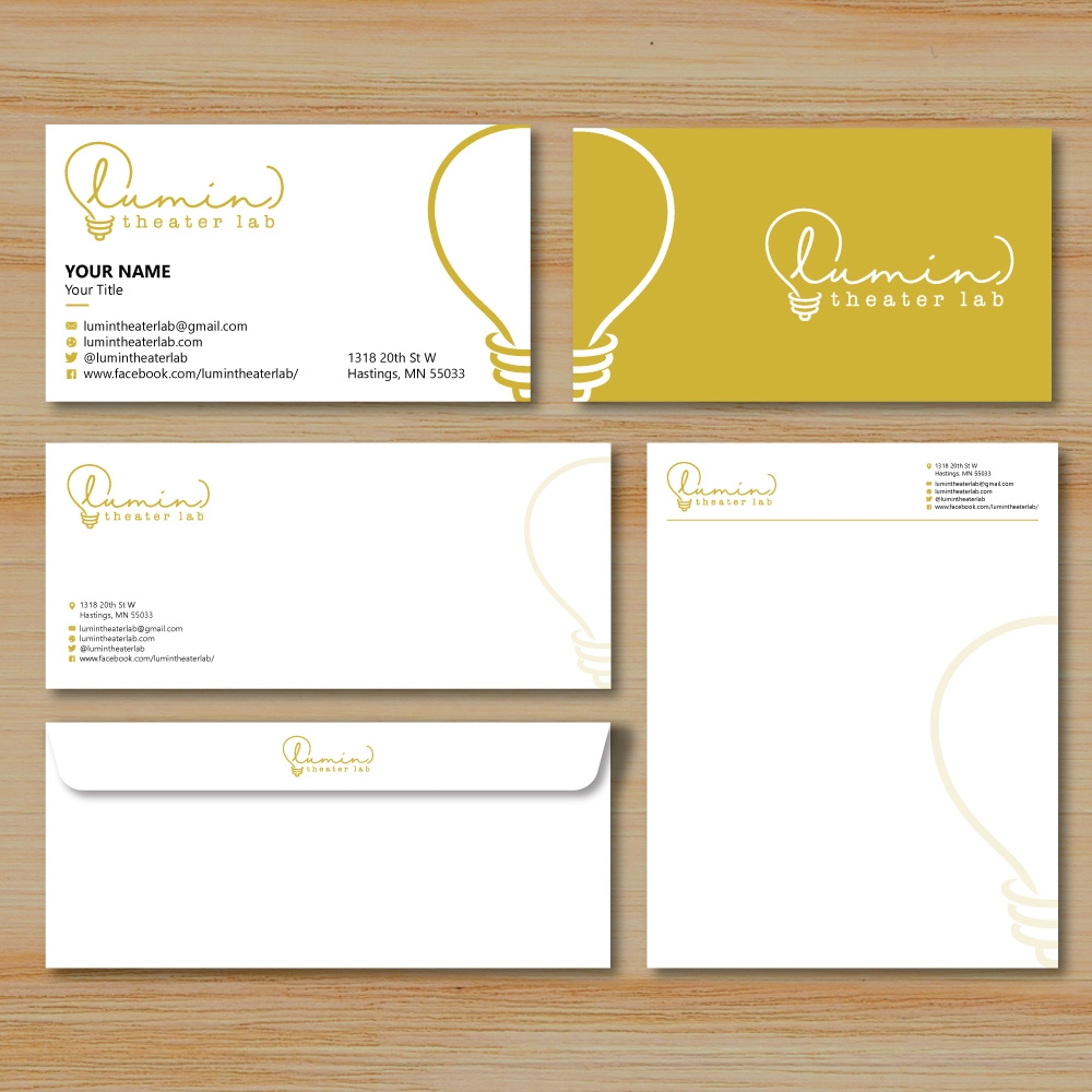 (lumin)theater lab logo design by Boomstudioz