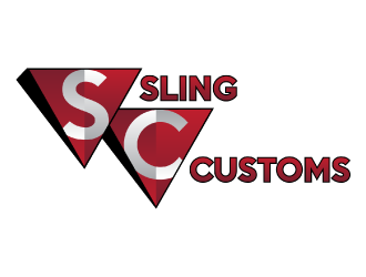 SLING CUSTOMS  logo design by nona