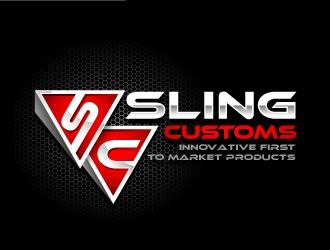 SLING CUSTOMS  logo design by REDCROW