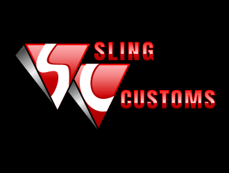 SLING CUSTOMS  logo design by graphicstar