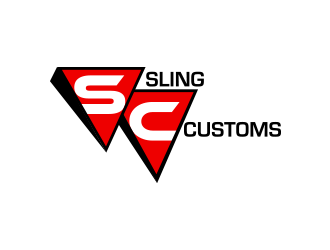 SLING CUSTOMS  logo design by keylogo