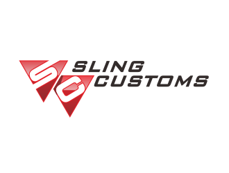 SLING CUSTOMS  logo design by YONK