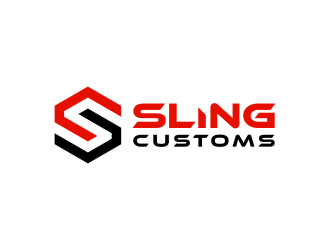 SLING CUSTOMS  logo design by dewipadi