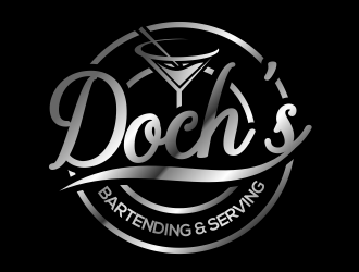 Dochs Bartending & Serving logo design by kopipanas