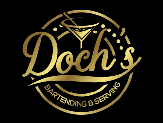 Dochs Bartending & Serving logo design by kopipanas