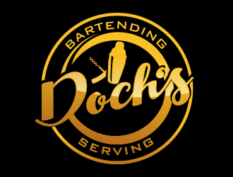 Dochs Bartending & Serving logo design by YONK