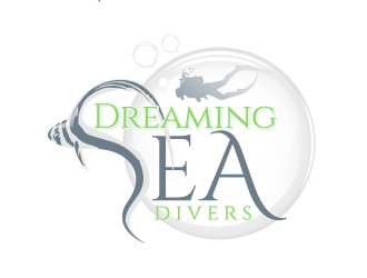 Dreaming Sea Divers logo design by jaize