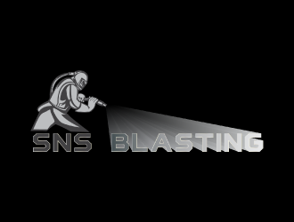 SNS BLASTING  logo design by nona