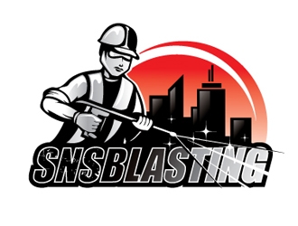 SNS BLASTING  logo design by gogo