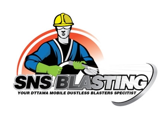 SNS BLASTING  logo design by gogo
