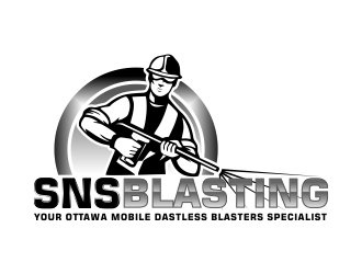 SNS BLASTING  logo design by done