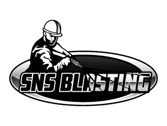 SNS BLASTING  logo design by daywalker