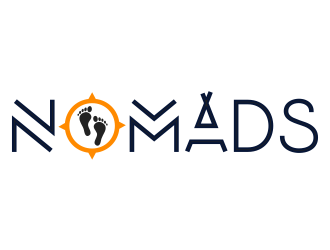 Nomads.com logo design by aldesign