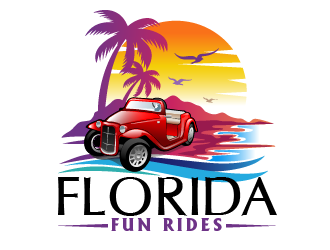 Florida Fun Rides logo design by THOR_