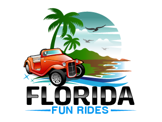 Florida Fun Rides logo design by THOR_