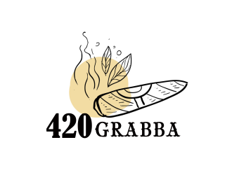 420 Grabba logo design by ROSHTEIN