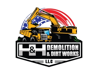 H&H Demolition & Dirt Works LLC logo design by gogo
