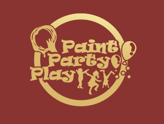 Paint. Party. Play logo design by YONK