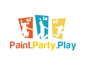 Paint. Party. Play logo design by mckris