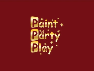 Paint. Party. Play logo design by adwebicon