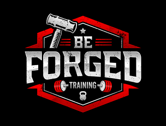 Be Forged Training logo design by mocha