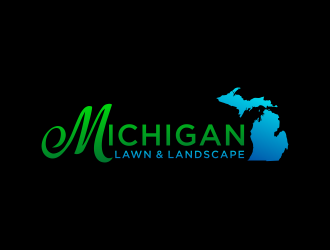 Company Name Is Michigan Lawn & Landscape logo design by hidro