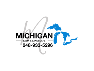 Company Name Is Michigan Lawn & Landscape logo design by haidar
