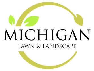 Company Name Is Michigan Lawn & Landscape logo design by jetzu