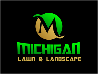 Company Name Is Michigan Lawn & Landscape logo design by JessicaLopes