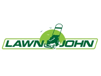 LAWN JOHN  logo design by DreamLogoDesign