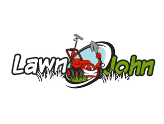 LAWN JOHN  logo design by DreamLogoDesign