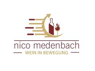 nico medenbach - wein in bewegung logo design by Webphixo
