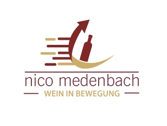 nico medenbach - wein in bewegung logo design by Webphixo