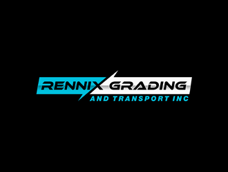 Rennix Grading and Transport Inc logo design by alby