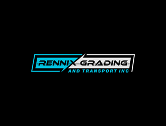 Rennix Grading and Transport Inc logo design by alby