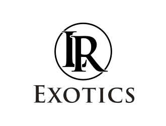 LR Exotics  logo design by tejo