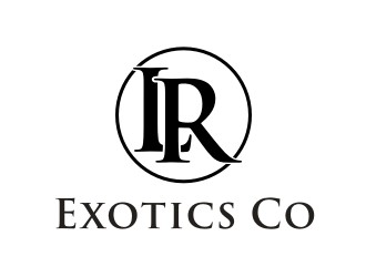 LR Exotics  logo design by tejo