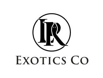 LR Exotics  logo design by tejo