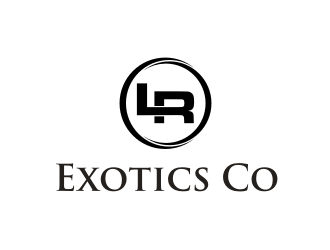 LR Exotics  logo design by tejo