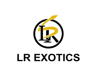 LR Exotics  logo design by bougalla005