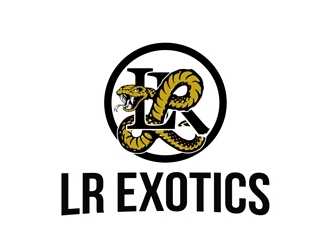 LR Exotics  logo design by bougalla005