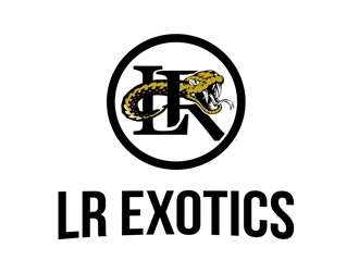 LR Exotics  logo design by bougalla005