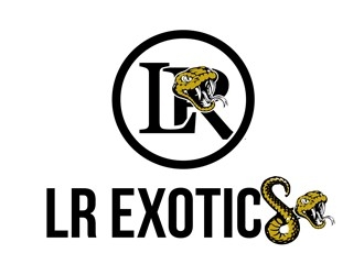LR Exotics  logo design by bougalla005