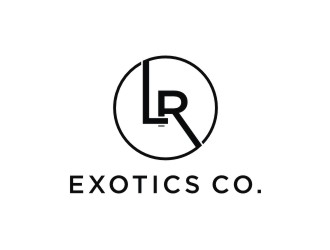 LR Exotics  logo design by sabyan