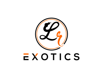 LR Exotics  logo design by IrvanB