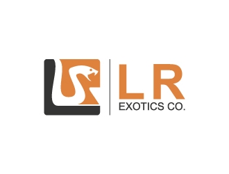 LR Exotics  logo design by ujjal