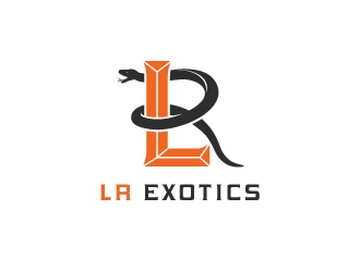 LR Exotics  logo design by ikdesign