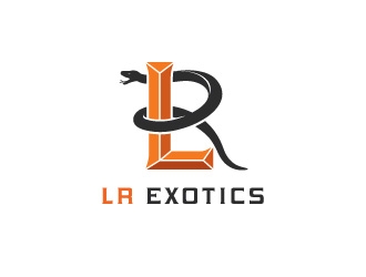 LR Exotics  logo design by ikdesign