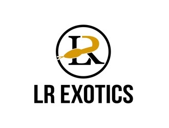 LR Exotics  logo design by bougalla005
