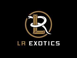 LR Exotics  logo design by ikdesign